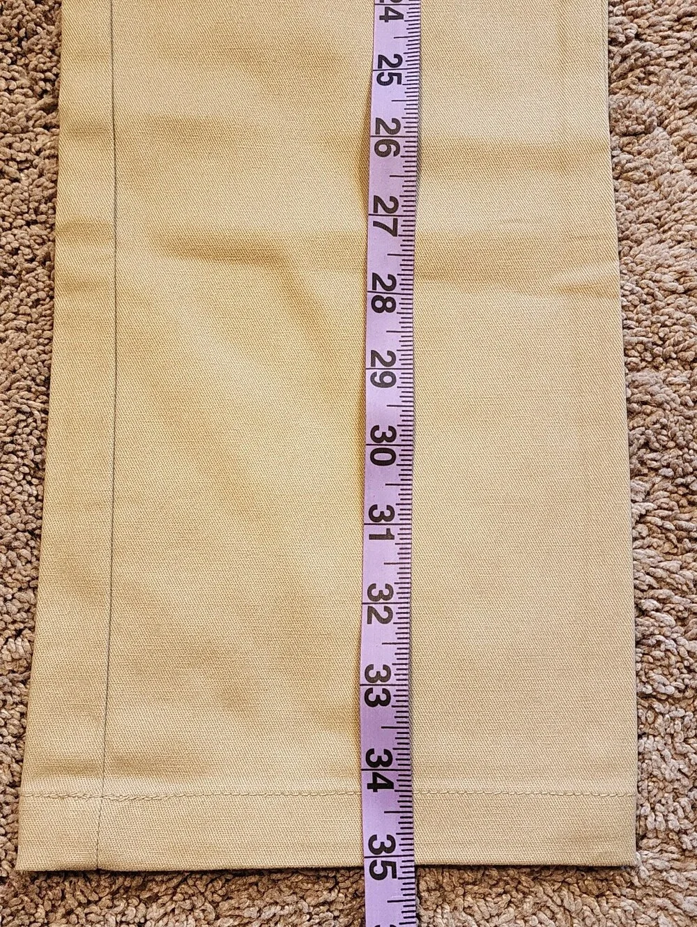 New Old Navy Boys Size 12 Khaki Uniform Pants, Built In Flex Reinforced Knees